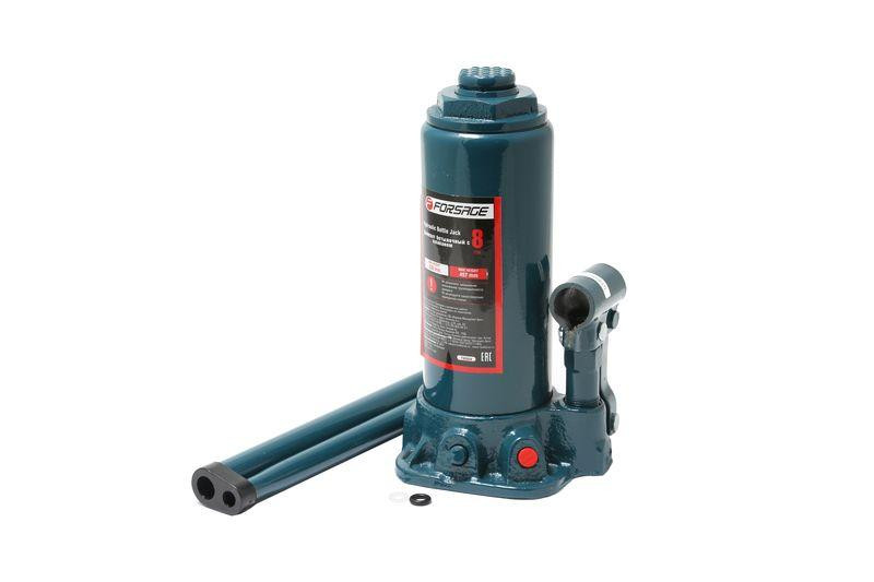 Домкрат пляшковий 8т (h min 210мм, h max 457мм) з клапаном Одеса - фото 1