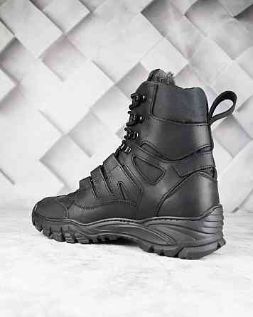 Военные зимние мужские ботинки -20 прошиты и проклеены на меху Зимняя тактическая обувь Львов