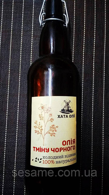 Масло Чёрного тмина холодного отжима 100% натуральное 100 мл (Украина) Харьков - изображение 1