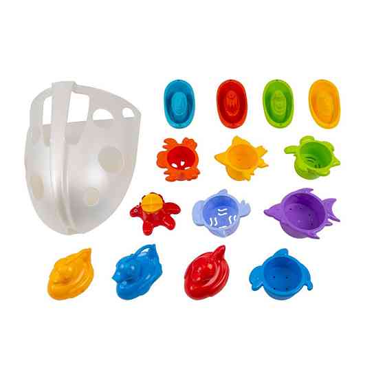 Набор для ванной Органайзер ТехноК 8386TXK 14 игрушек Винница