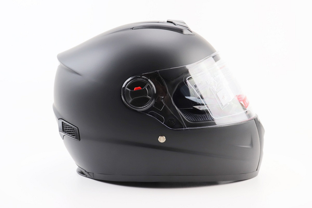 Шолом інтеграл, закритий+окуляри BLD-М61 S (55-56см), ЧОРНИЙ матовий Киев - изображение 4