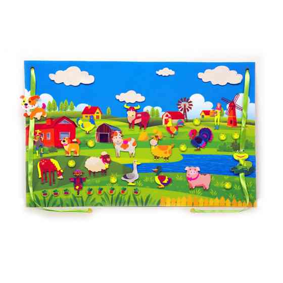 Ігровий килимок "Подорож до бабусі" 190037 фігурки на липучках Вінниця