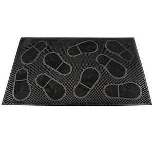 Килимок гумовий чорний 45*75*5см К18 Харків - фото 1