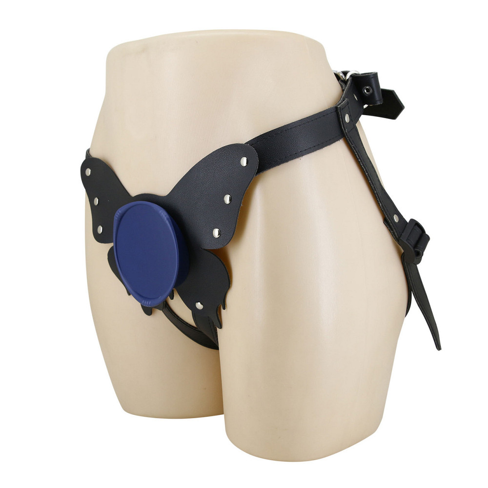 Універсальна система для страпону PRETTY LOVE Caldric II, чорний/синій, регульований Harness Briefs Sex Aura Київ - фото 4