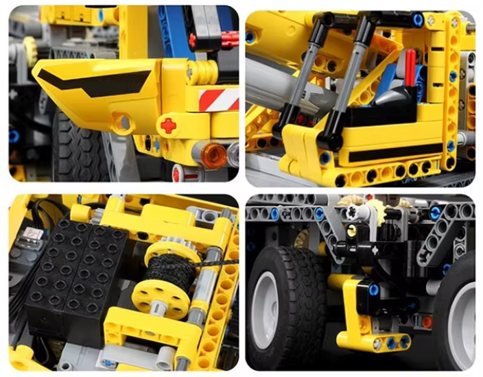 Конструктор детский подъёмный кран на дистанционном управлении 2590 детали Каменец-Подольский - изображение 9