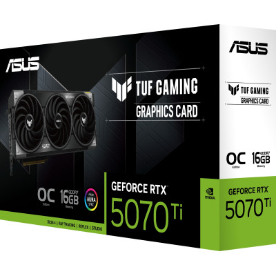 Відеокарта ASUS GeForce RTX5070 Ti 16GB TUF OC GAMING (TUF-RTX5070TI-O16G-GAMING) Вінниця - фото 6
