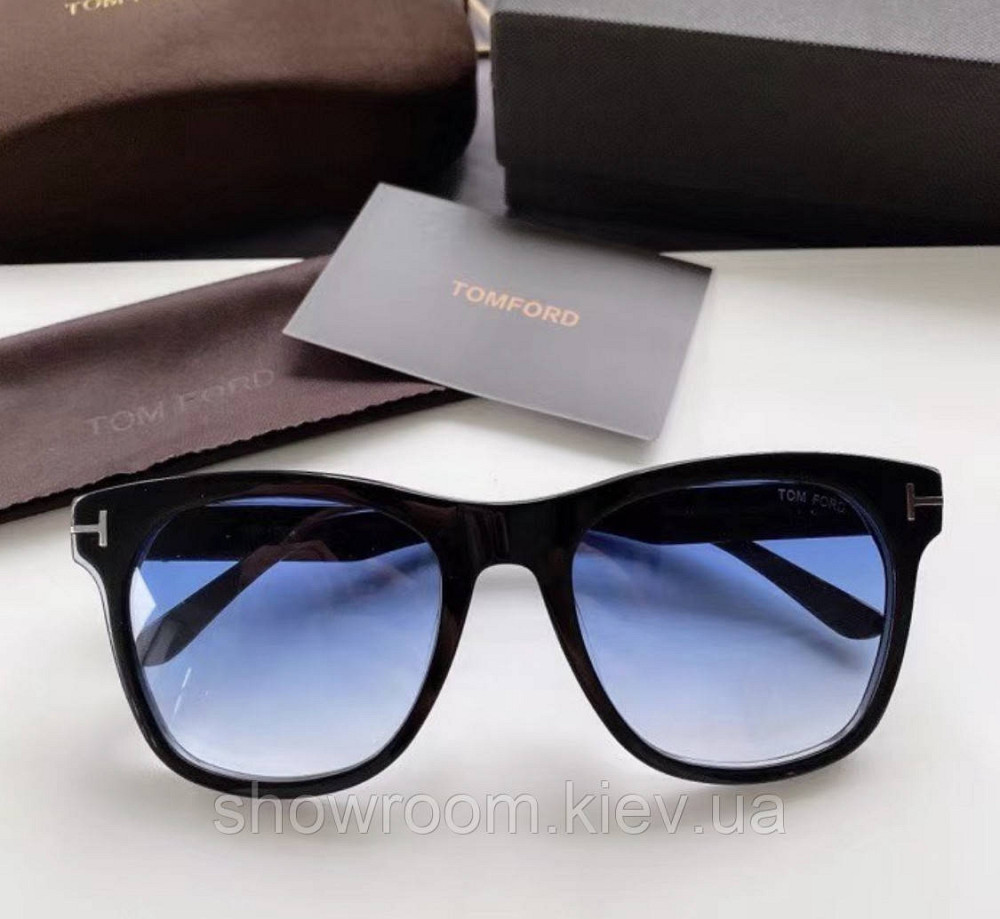 Жіночі сонцезахисні окуляри TF (0833) blue LUX Київ - фото 2