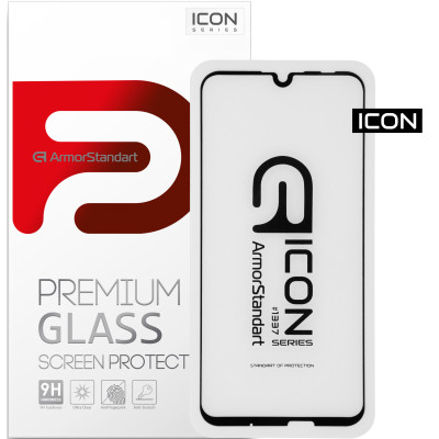 Скло захисне Armorstandart Icon Huawei P Smart 2019 Black (ARM55984-GIC-BK) Вінниця - фото 1