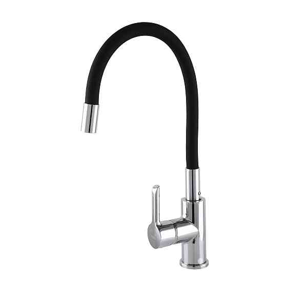 Змішувач для кухні DOMINO PRESTIGE DPS-203SLR-Black Тернопіль