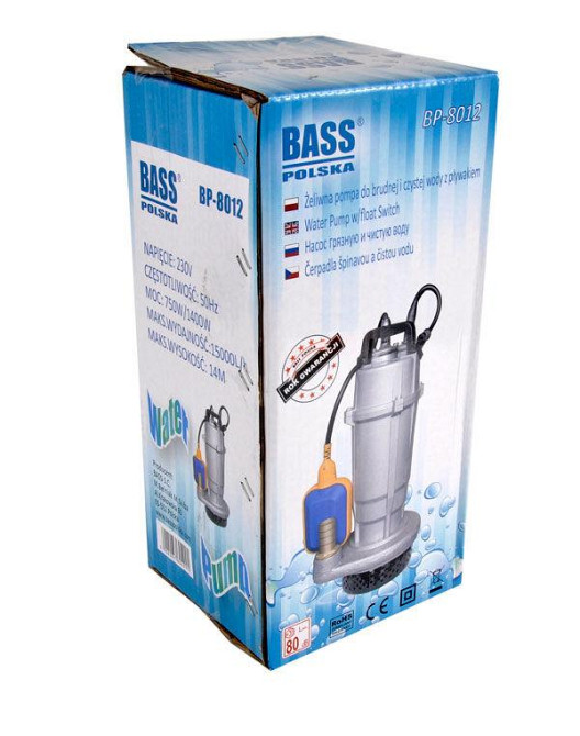 Дренажний насос Bass Polska для брудної та чистої води 1000 Вт Київ - фото 3