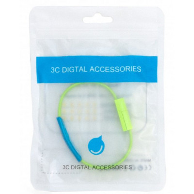 Дата кабель USB 2.0 AM to Micro 5P 0.2m браслет green Extradigital (KBU1782) Винница - изображение 2