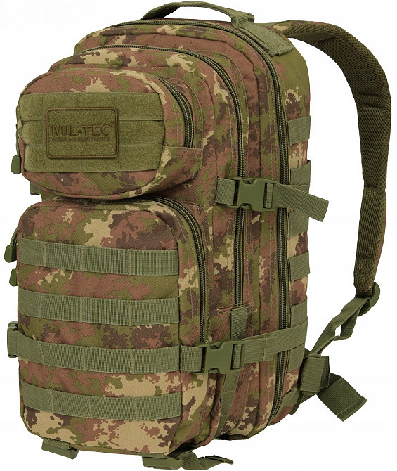 Тактичний рюкзак 20 літрів Mil-Tec "Assault Pack SM" (14002042) Vegetato Нововолинськ - фото 2
