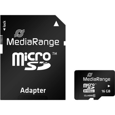 Карта памяти Mediarange 16GB microSD class 10 (MR958) Винница - изображение 1