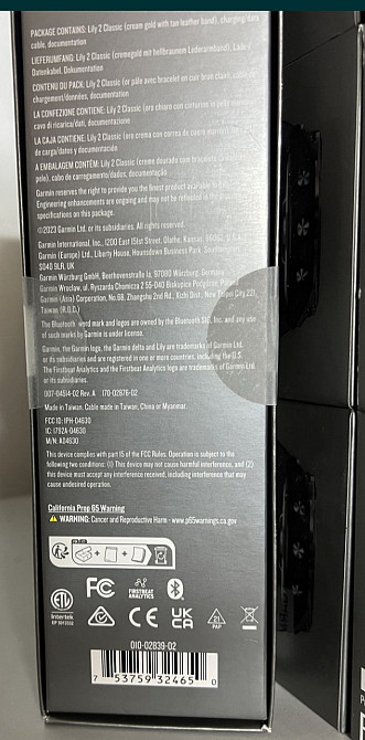 Часы: Garmin Lily 2 Classic Cream Gold With Tan Leather Band. Харків - фото 4