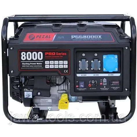 Генератор бензиновий Pezal PGG8000X 1 фаза Коломия
