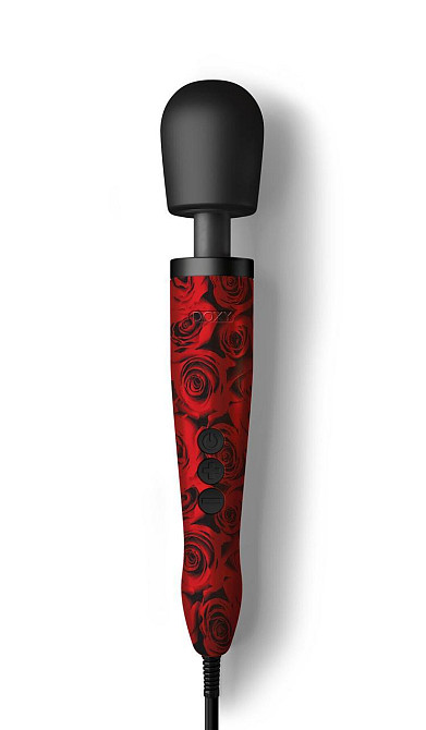 Вібромасажер DOXY Original ROSE PATTERN, дуже потужний, живлення 220В, пульсівні вібрації Sex Aura Київ - фото 2