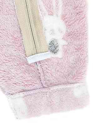 Теплий комбінезон для малюків, велсофт рожевий топ Крохатушка Одяг Київ