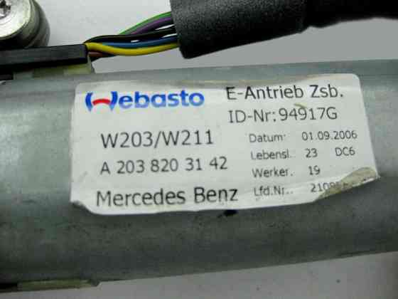 Mercedes-Benz  A2038203142 Моторчик люка CLS C219 C-Class W203 E-Class W211 CLK C209 Одесса