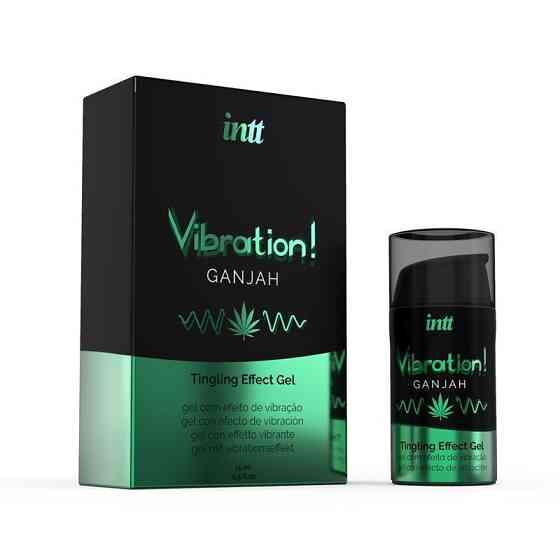 Рідкий вібратор - Intt Vibration! Ganjah, 15 мл Sex Aura Київ