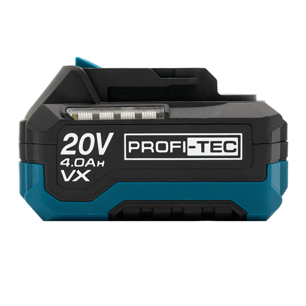 Акумуляторна батарея PROFI-TEC PT2040VX POWERLine : 20V, 4.0Аh, з індикатором заряду, високострумова (007021) Київ - фото 4
