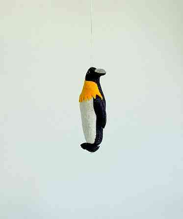 Мягкая фетровая игрушка пингвин ручной работы – безопасная развивающая игрушка Киев