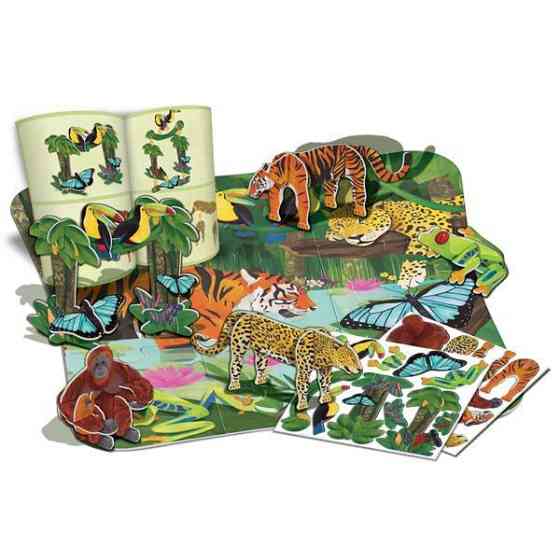 Пазл с фигурками 4M Тропический лес (00-04678) Киев