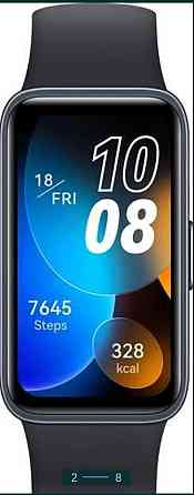 СМАРТ - Часы: HUAWEI Band 8 Sakura Pink / Midnight Black. Киев