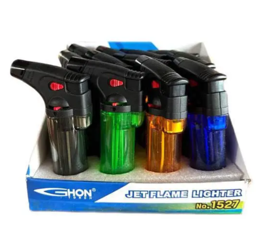 Пальник газовий 1527A кишеньковий прозорий БЕЗ ГАЗА Дніпро