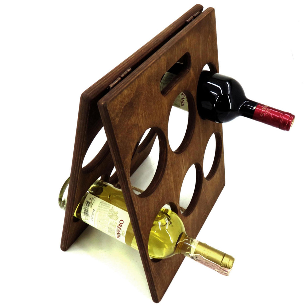 Настільна винна полиця "Бандад" капучино Миколаїв - фото 1