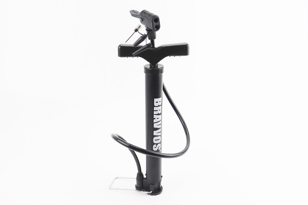 Насос ручний "підлоговий" алюмінієвий з Т-ручкою, під штуцера Schrader&Presta PUM-053 Киев - изображение 1