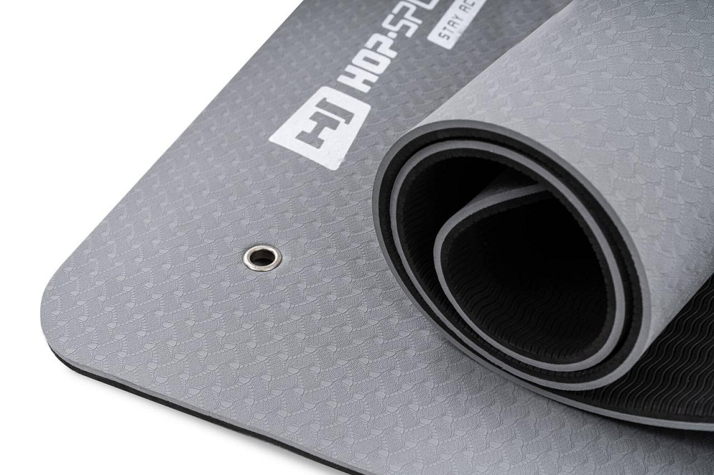Коврик с отверстиями Hop-Sport TPE 0,8см HS-T008GM серый Киев - изображение 4