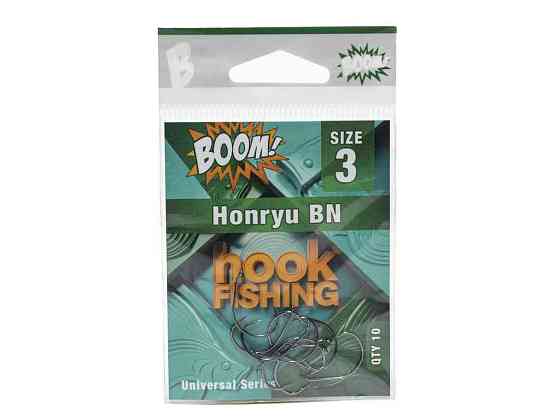 Гачок для мирної риби Honryu BN №3 (10 шт/уп) (BN) ТМ BOOM Київ
