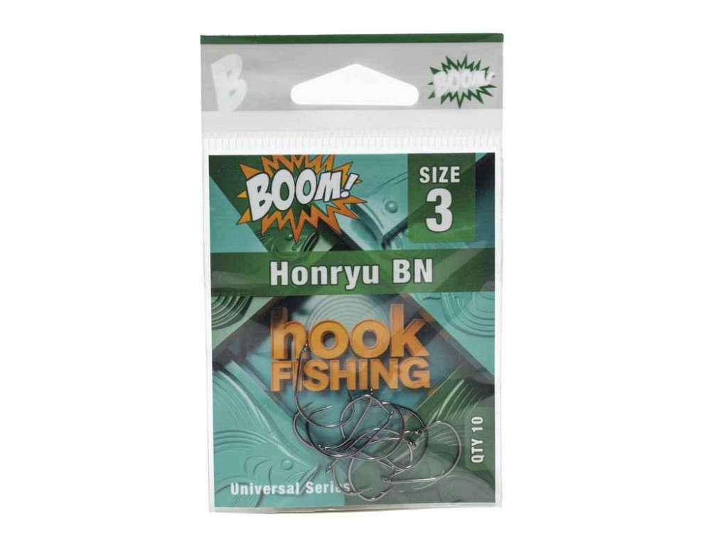 Гачок для мирної риби Honryu BN №3 (10 шт/уп) (BN) ТМ BOOM Київ - фото 1