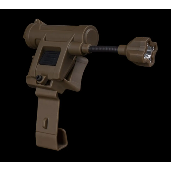 Ліхтар тактичний MPLS Charge 4.0 big size з кріпленням на шолом Койот Київ