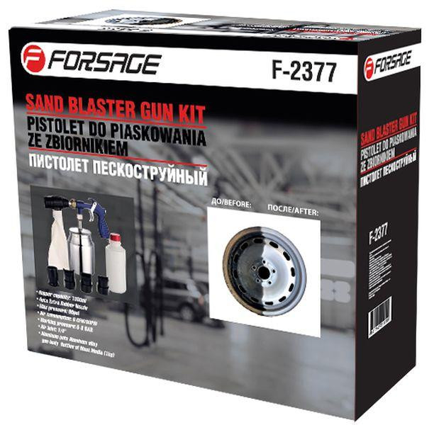 Пістолет піскоструминний пневматичний зі змінними насадками і піском (бачок-1л, сопло-3.2, тиск 6-8) Одеса - фото 2