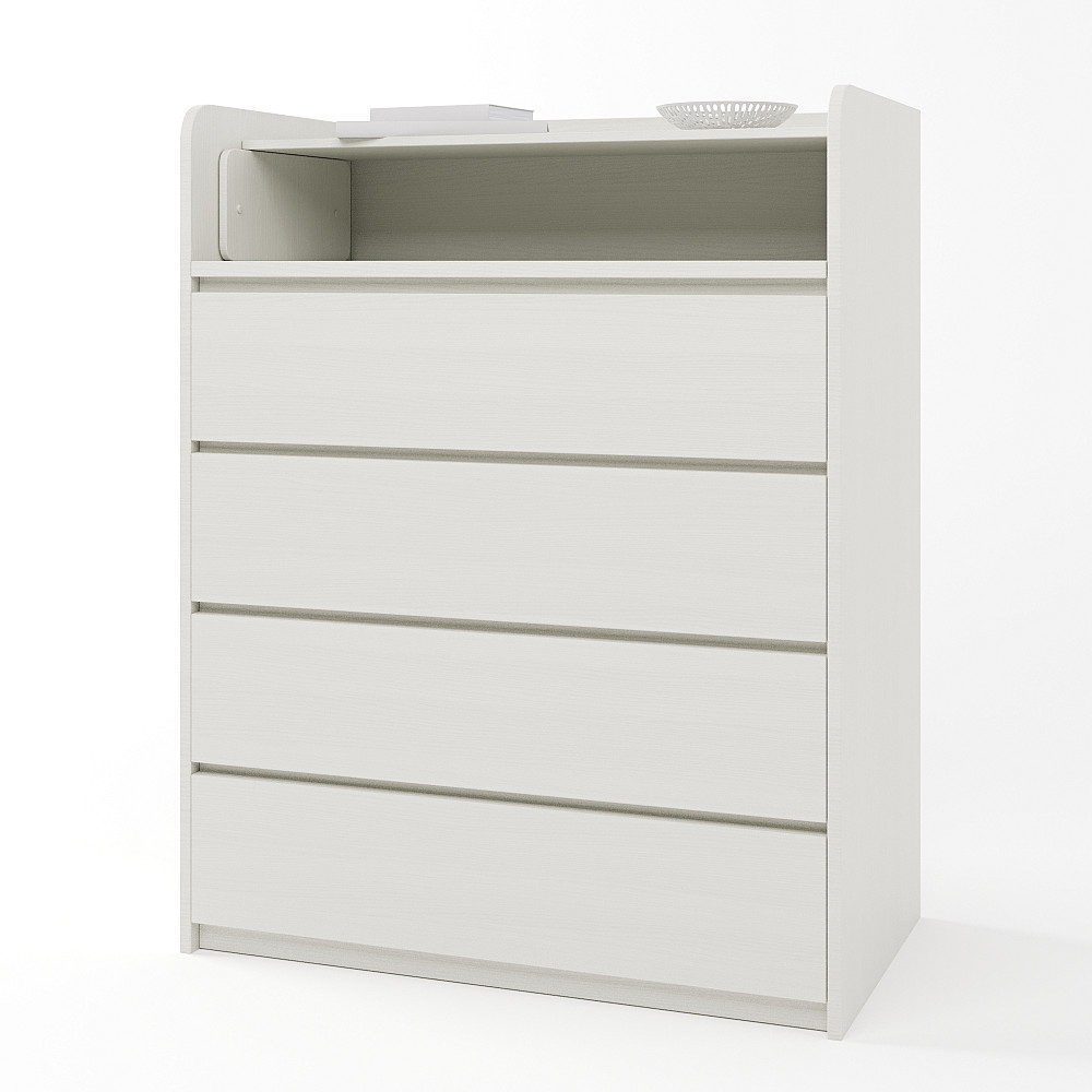 Комод пеленальный Эверест 80х45х101 нимфея альба (телескопы) (DTM-2469) Львов - изображение 1