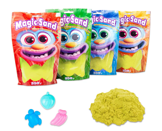 Magic sand в пакеті 39402-5 жовтий, 0,350 кг, шт Киев