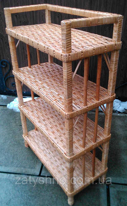 Стеллаж плетеный на 5 полок Киев - изображение 2