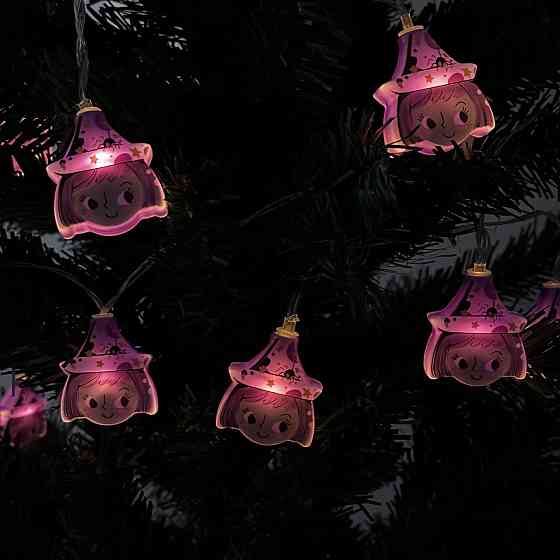 Гирлянда на Хэллоуин 150 см 10 led 45 на 40 мм разноцветный Киев