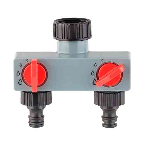 Перехідник розподілювач на 2 лінії для поливу, Aqualin 27211 Вінниця