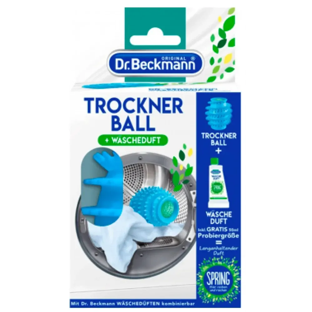 Кулька для сушильних машин + ополіскувач-парфуми Dr. Beckmann Trockner Ball 50 мл Львів - фото 1