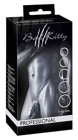 Ерекційні кільця - Bad Kitty Professional Cock Ring Set Sex Aura Київ