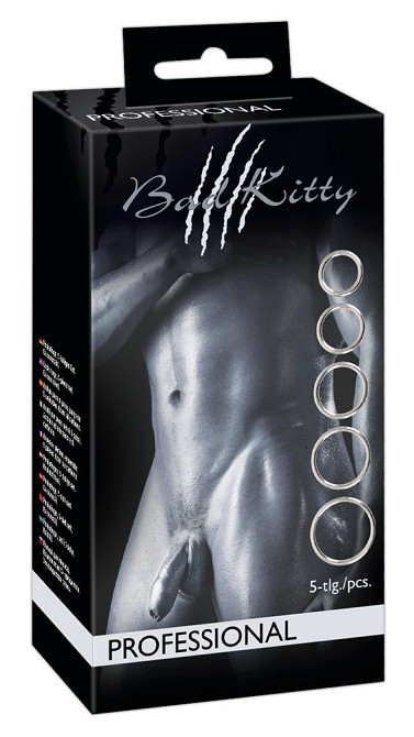 Ерекційні кільця - Bad Kitty Professional Cock Ring Set Sex Aura Київ - фото 1