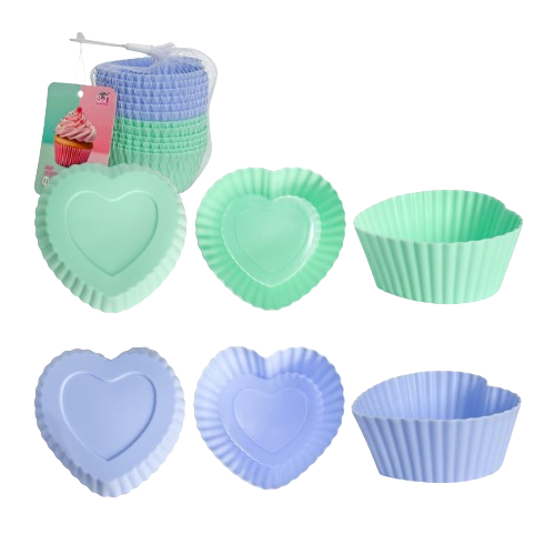 Набір форм для випікання 7,5см силікон 12шт 3200-76 S&T Житомир - изображение 1