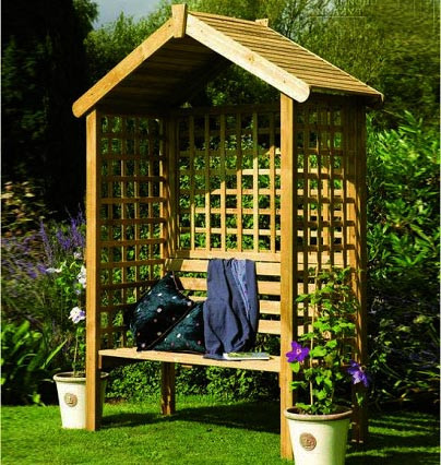 Пергола з лавкою "Капатен" ваніль Миколаїв - фото 1