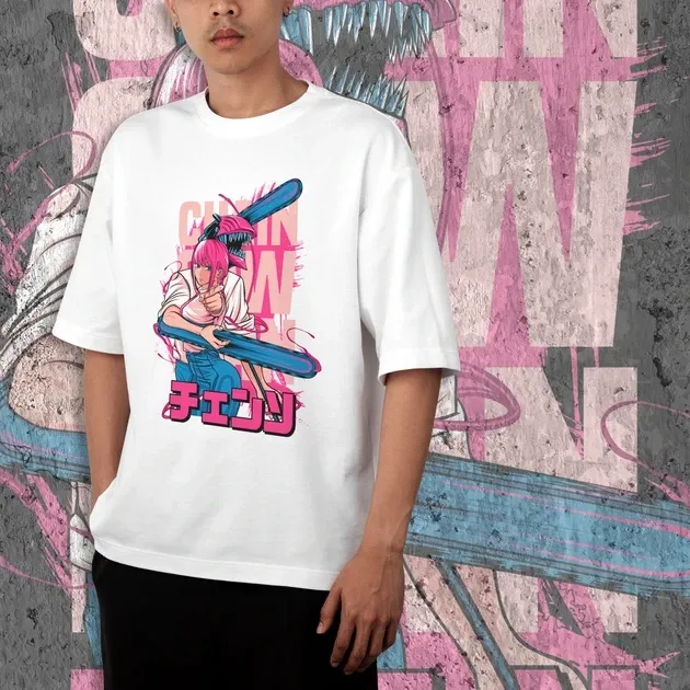 Футболка для підлітка хлопчика з принтом Человек Бензопила Денджи і Макіма WE Розмір 160 Anime10478 Дніпро - фото 3