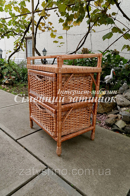 Комод плетений на 2 шухляди Київ - фото 3