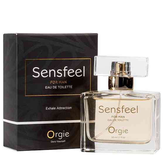 Мужские духи с феромонами Orgie – Sensfeel for Man (50 мл), цитрусово-древесный аромат Sex Aura Киев