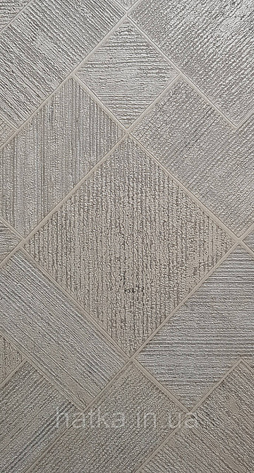 Шпалери вінілові на флізеліні Ritus Marburg метрові геометрія під плитку структурні бежеві Київ - фото 2