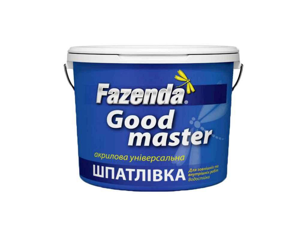 Шпаклівка 3,50кг Горіх акрилова універсальна Good Master ТМ FAZENDA Київ - фото 1